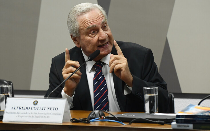 Contait Neto em defesa do Simples Nacional (Crédito: Agência Senado) Contait Neto em defesa do Simples Nacional (Crédito: Agência Senado)