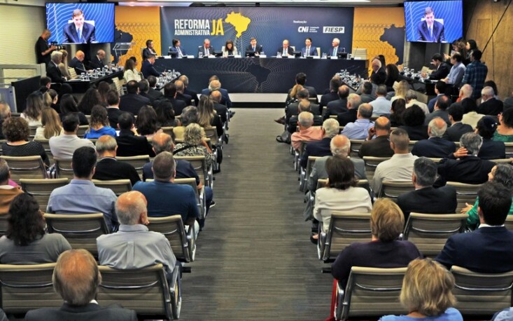 A FecomercioSP elaborou propostas para reduzir a burocracia, atrair investimentos e melhorar a qualidade dos serviços públicos (Crédito: Ayrton Vignola/Fiesp) A FecomercioSP elaborou propostas para reduzir a burocracia, atrair investimentos e melhorar a qualidade dos serviços públicos (Crédito: Ayrton Vignola/Fiesp)