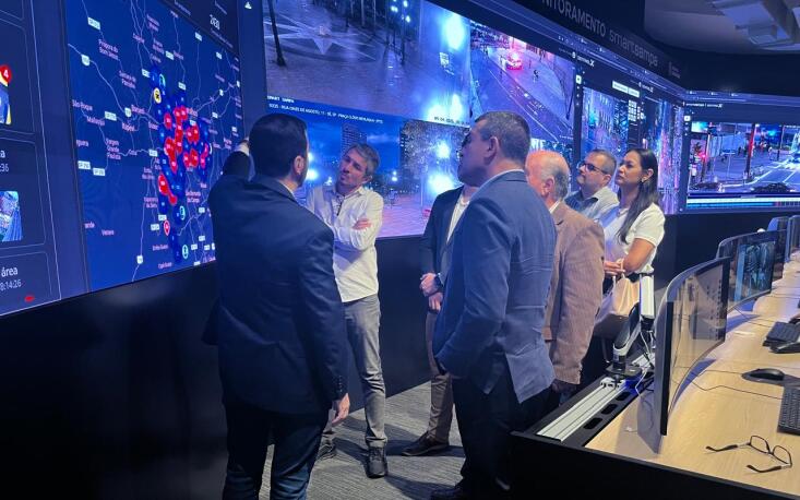 FecomercioSP e Sincovat visitam Smart Sampa e fortalecem agenda para segurança pública