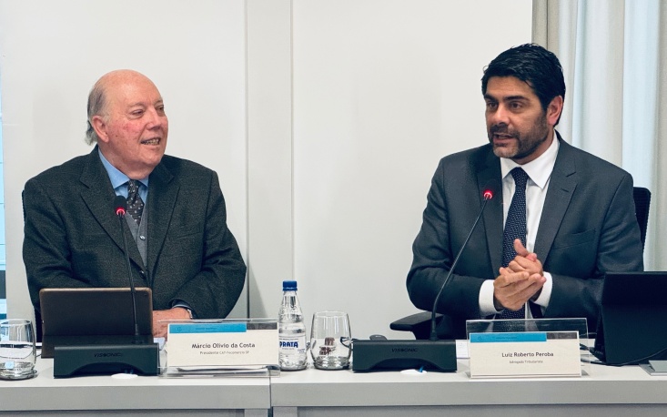 Entusiasta do novo sistema tributário, Peroba afirmou que “estamos diante de uma mudança tributária de ruptura, não apenas de ajuste Entusiasta do novo sistema tributário, Peroba afirmou que “estamos diante de uma mudança tributária de ruptura, não apenas de ajuste
